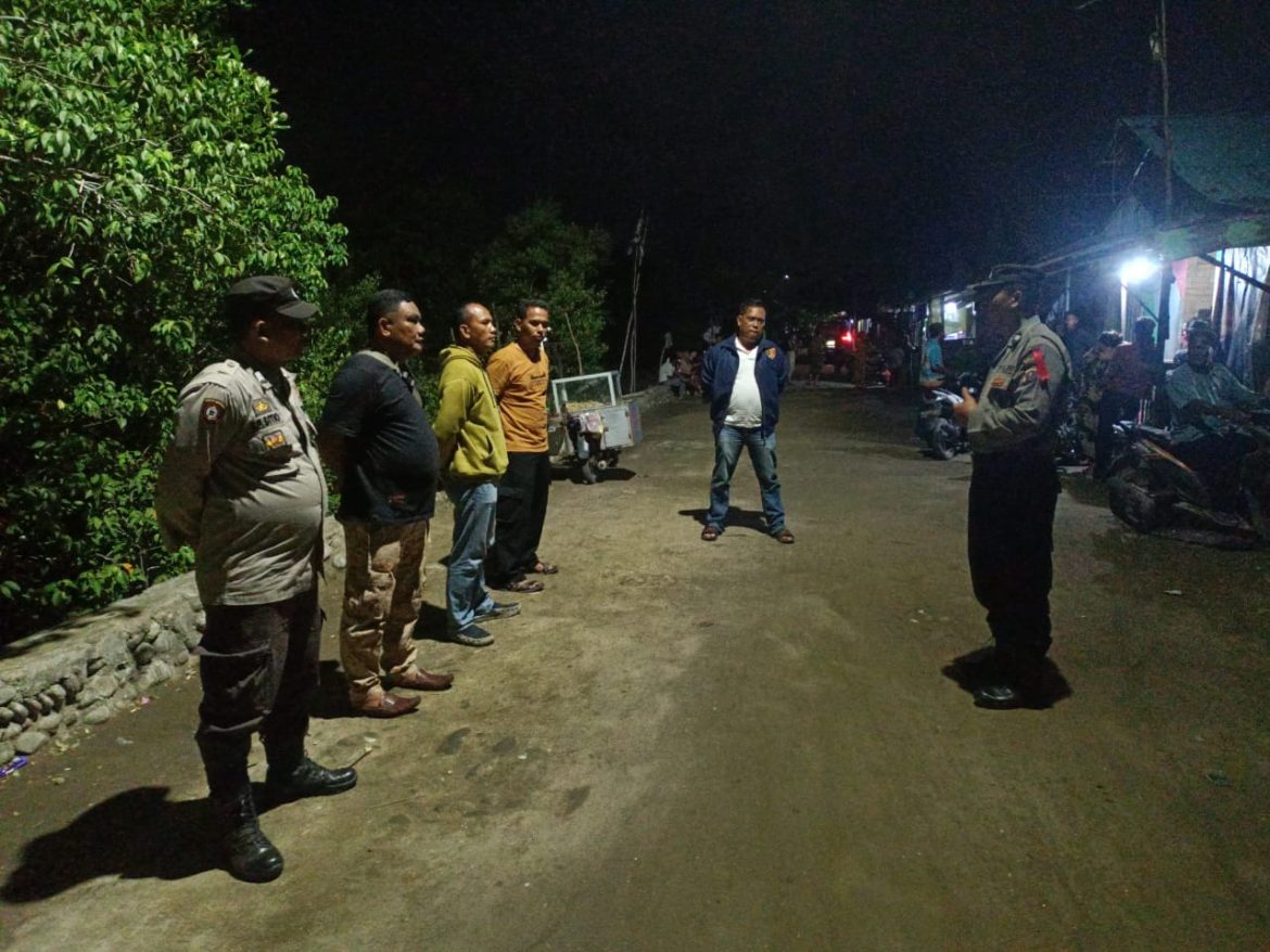 Polsek Medang Deeas Apel Malam Antisipasi Gangguan Kamtibmas