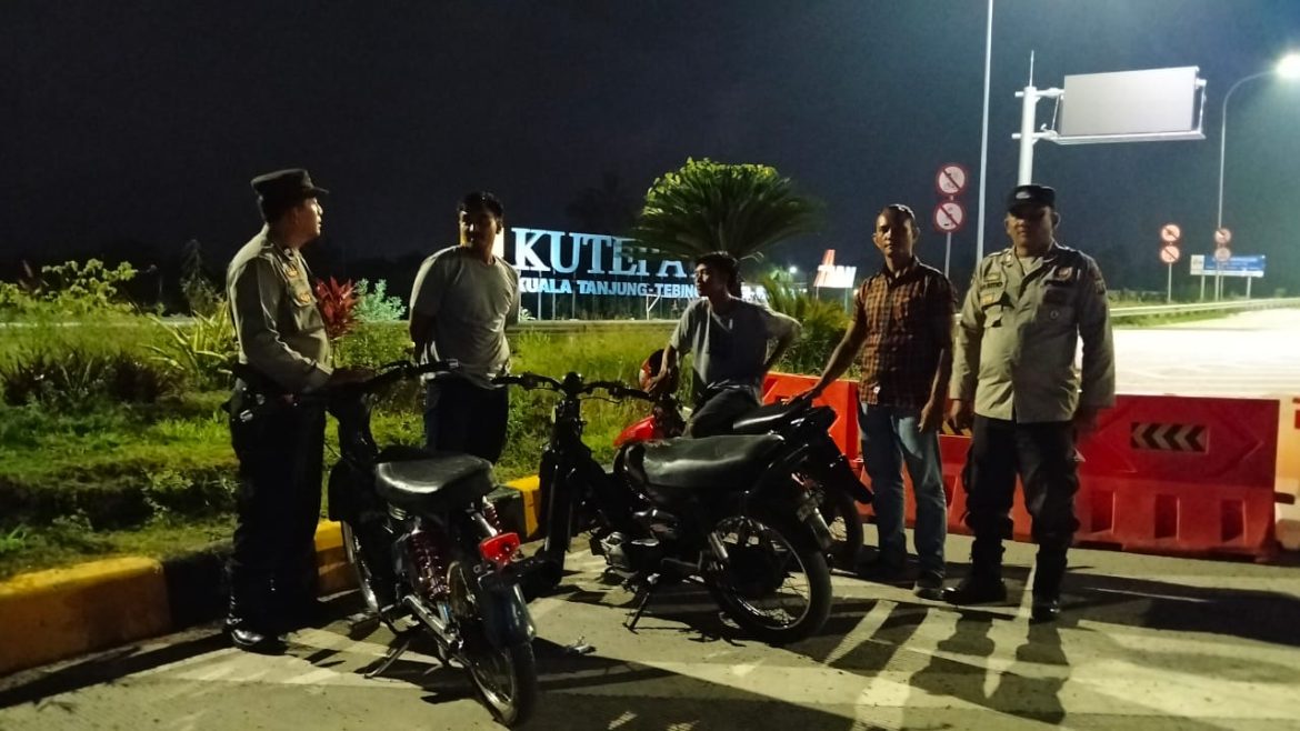 Polsek Medang Deras Intensif Patroli Antisipasi Aksi Geng Motor