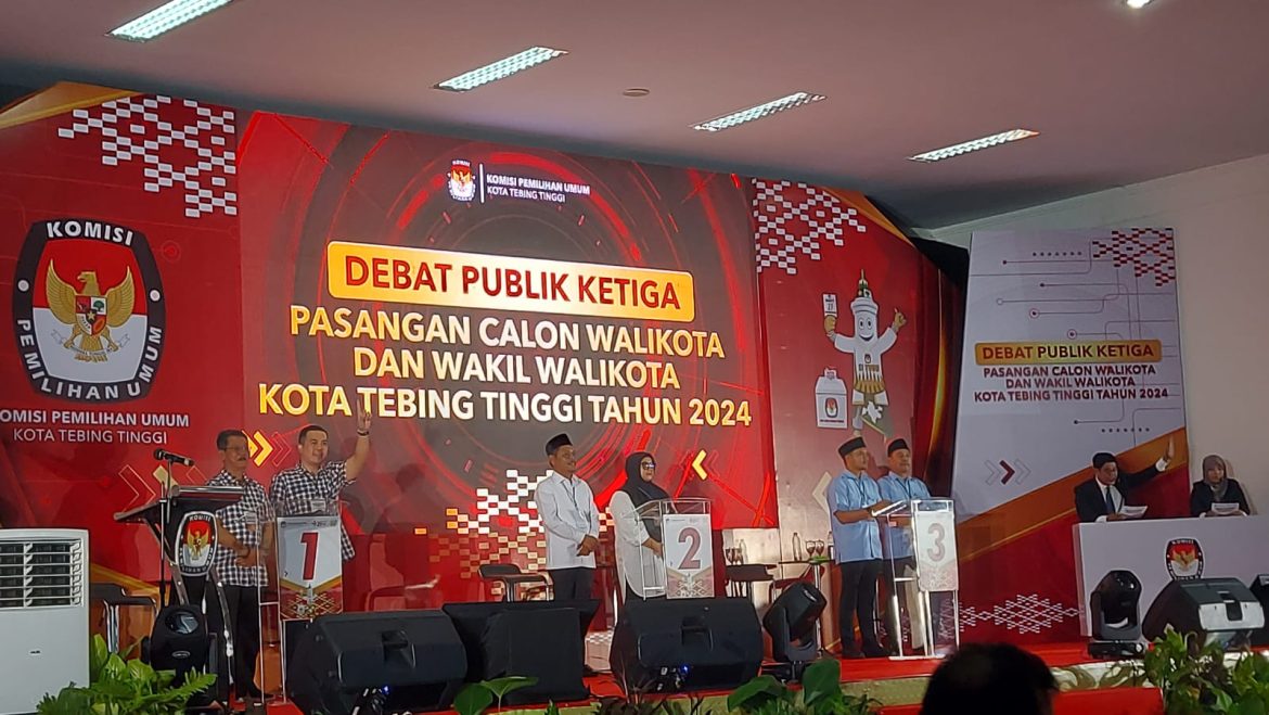 KPUD Kota Tebing Tinggi Gelar Debat Terakhir Pilkada 2024