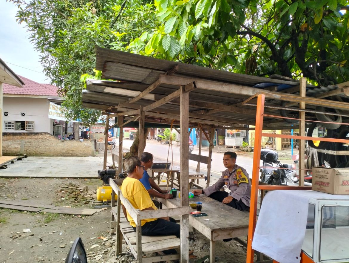 Jelang Pilkada, Bhabinkamtibmas Polsek Padang Hilir Sambang dan Cooling System