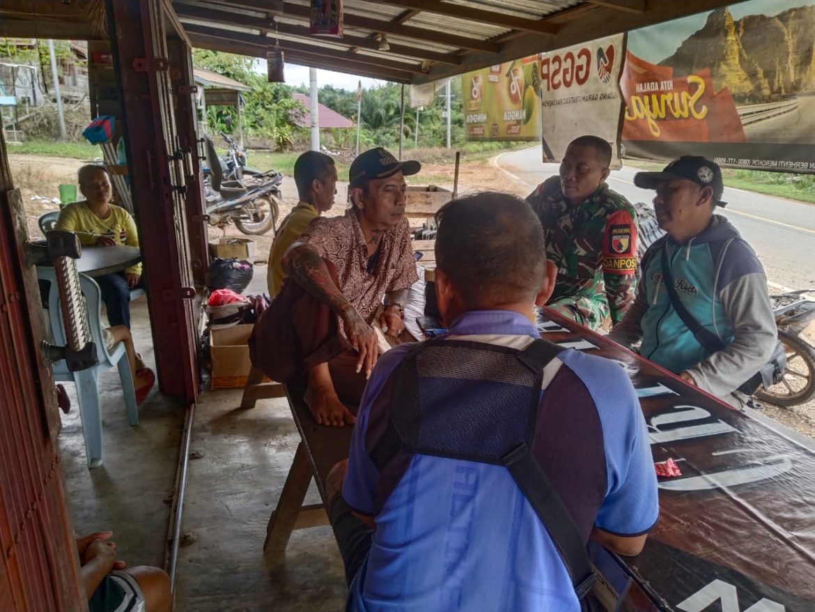 Satgas Pamtas RI-Mly Yonzipur 5/ABW Merajut Silaturahmi dan Mendengar Aspirasi Warga Binaan Melalui Anjangsana