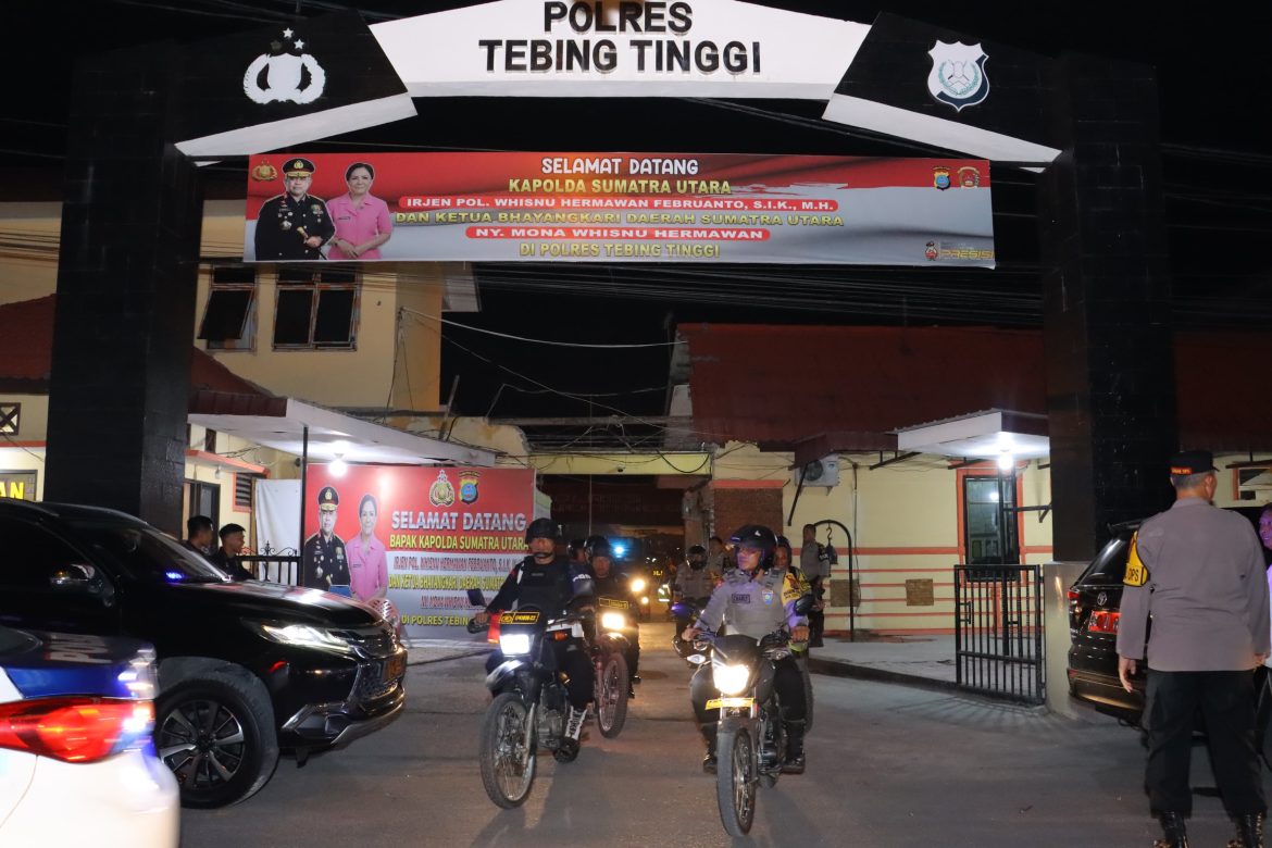 Patroli Skala Besar, Polres Tebing Tinggi dan Forkopimda Jamin Keamanan Jelang Pilkada