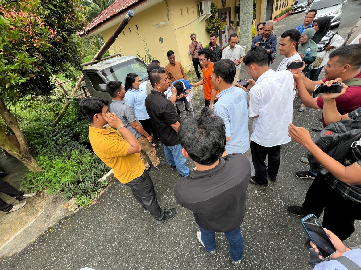 Polres Sergai Rekontruksi Adegan Penembakan Remaja