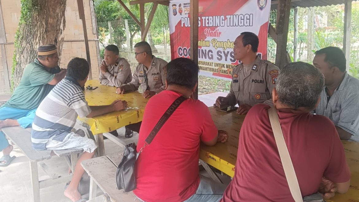 Melalui Cooling System, Polres Tebing Tinggi Pastikan Keamanan Jelang Pilkada