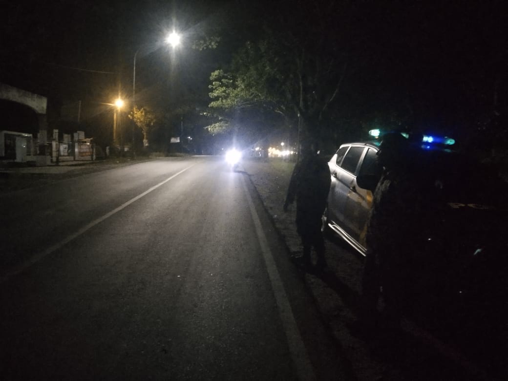 Polsek Lima Puluh Patroli Mobile di Jalinsum