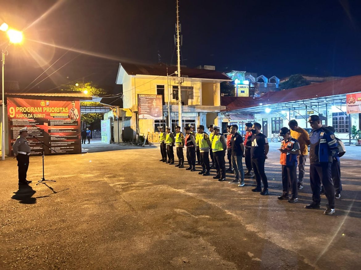 Jelang Pemungutan Suara, Polres Tebing Tinggi Pastikan Keamanan Melalui Patroli Skala Besar