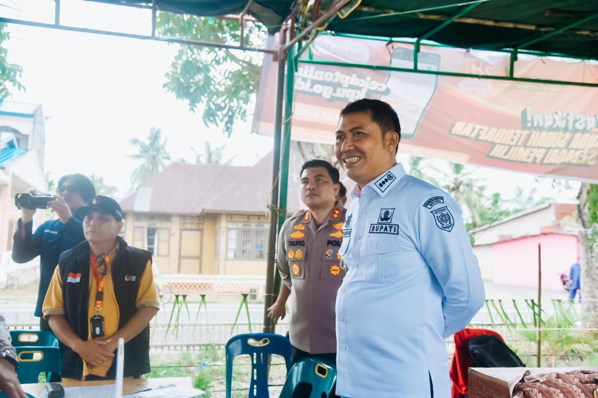 Kapolres Batu Bara bersama Forkopimda Cek Pelaksanaan Pemungutan Suara