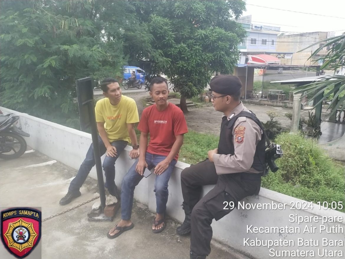 Sat Samapta Polres Batu Bara Patroli Dialogis dan Cooling System Kamtibmas