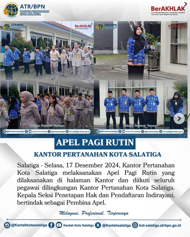 Apel Pagi Kantah Kota Salatiga