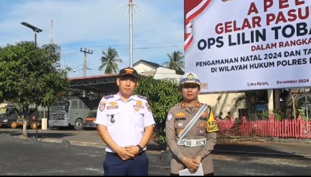 Pastikan Pelayanan di Pos Pam dan Pos Yan Ops Lilin Toba Kondusif, Personil Polres Batubara Menempati Pos