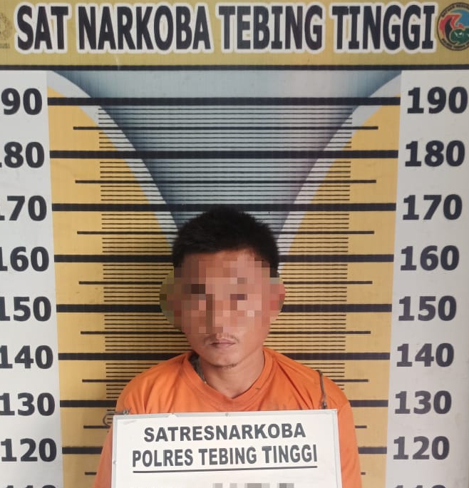 Sat Resnarkoba Polres Tebing Tinggi Tangkap Pemilik Sabu dari Paya Lombang