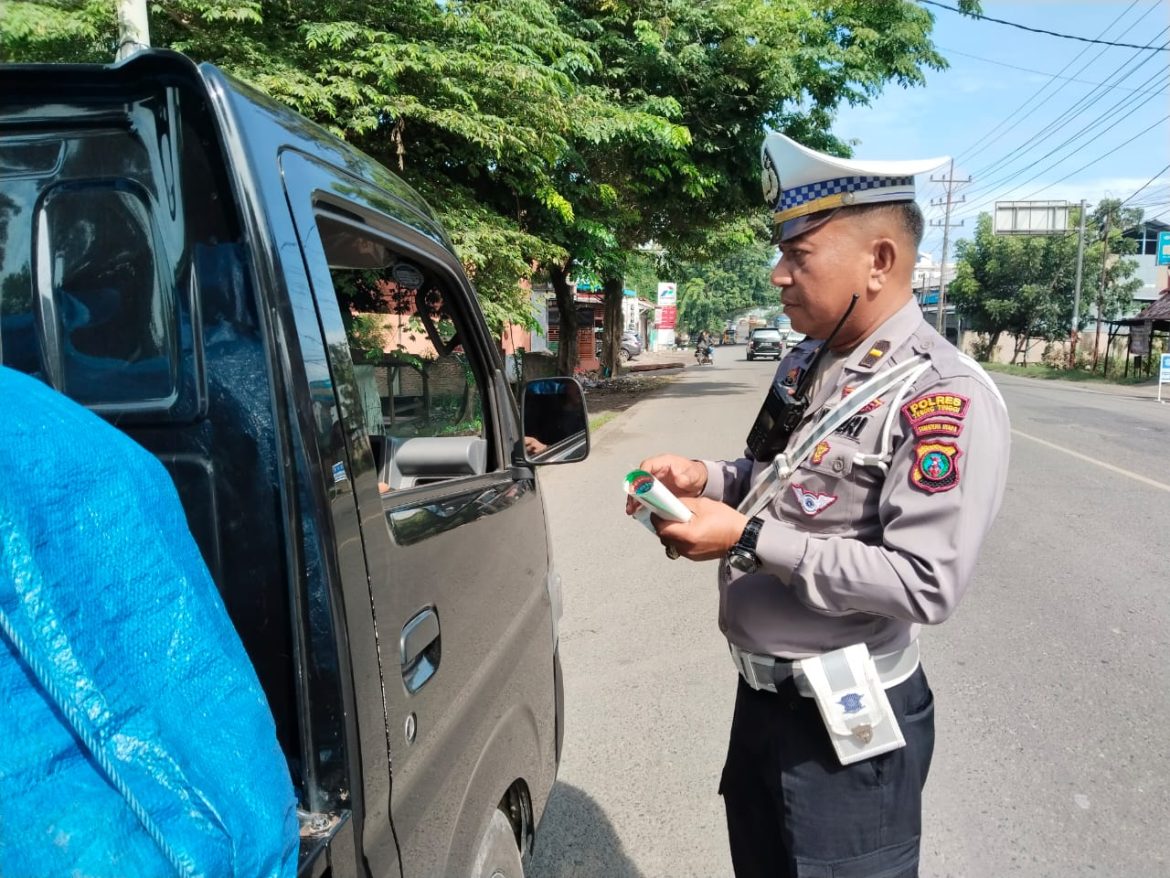 Polres Tebing Tinggi Bersama UPT Samsat Razia Gabungan Pajak Kenderaan Bermotor