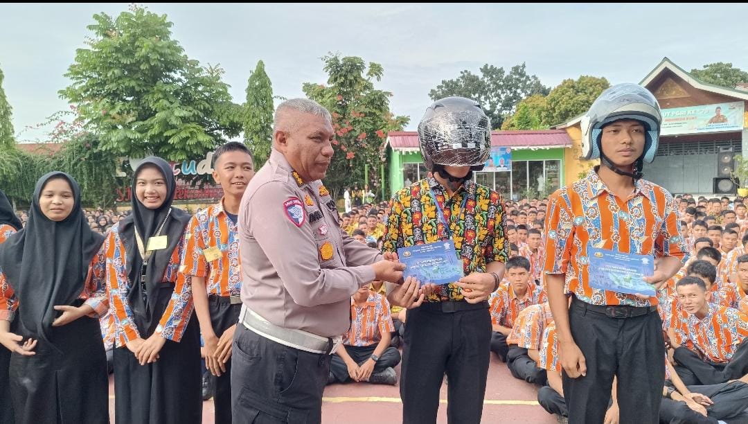 TEKAN ANGKA KECELAKAAN, DITLANTAS POLDA RIAU GELAR KAMPANYE KESELAMATAN