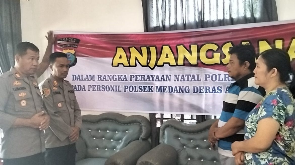 Ketua Natal Polres Batu Bara AKP Tukkar L. Simamora, S.H, M.H Gelar Anjangsana kepada Personil