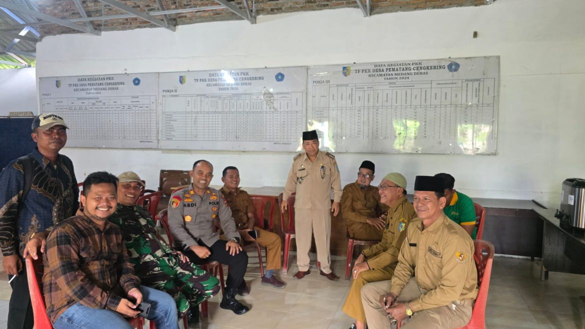 Kapolsek Medang Deras AKP Abdi Tansar, S.H, M.H Cooling System Pasca Pilkada 2024