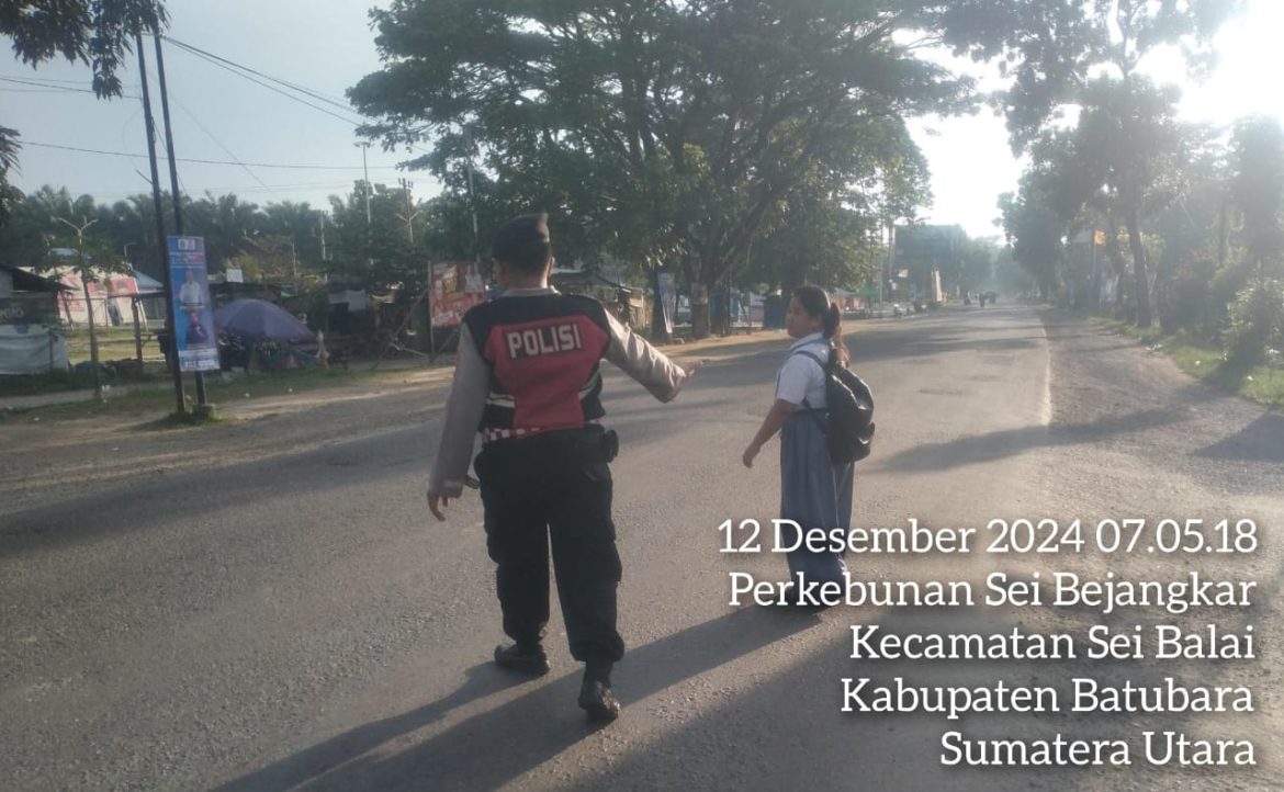 Sat Samapta Polres Batu Bara Gelar Strong Point Pagi