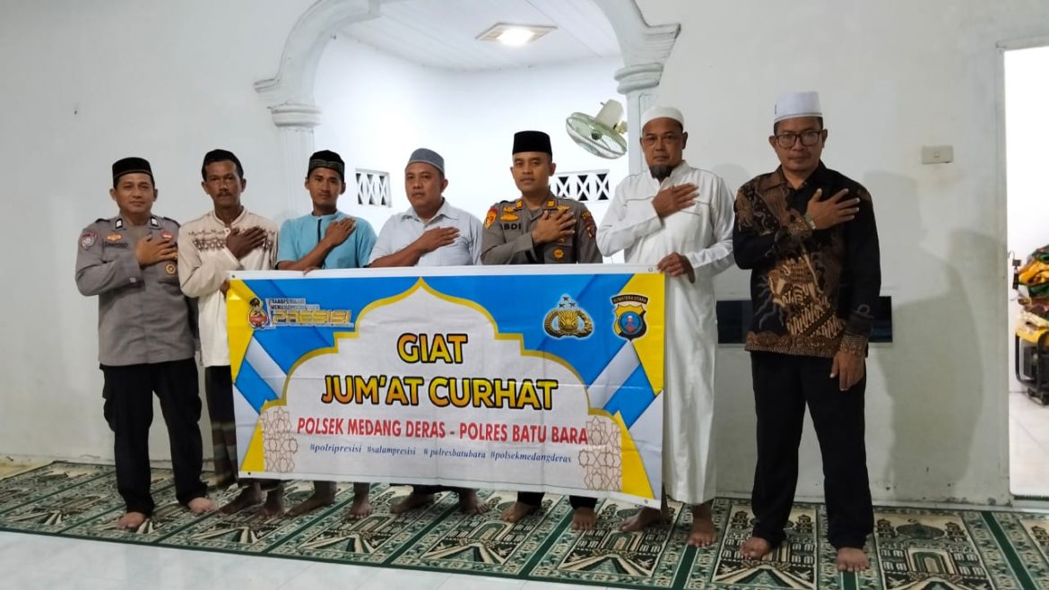 Kapolsek Medang Deras AKP Abdi Tansar, S.H, M.H Gelar Cooling System dan Jumat Curhat