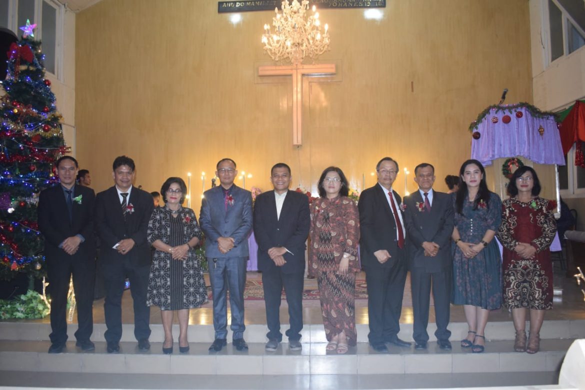 Yayasan Perguruan Darma Agung Rayakan Ibadah Natal Bersama HKBP TD Pardede