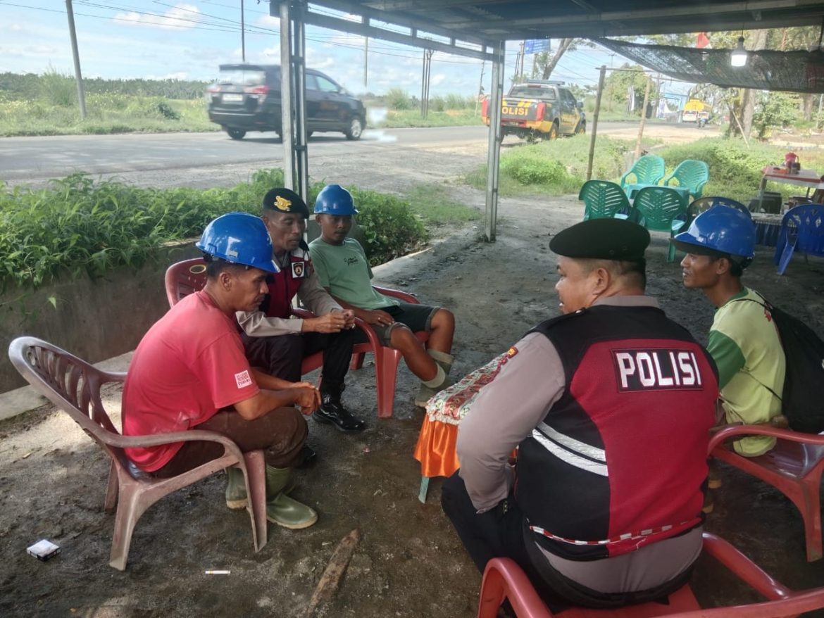 Jaga Kamtibmas, Sat Binmas Polres Batu Bara Cooling System bersama Masyarakat