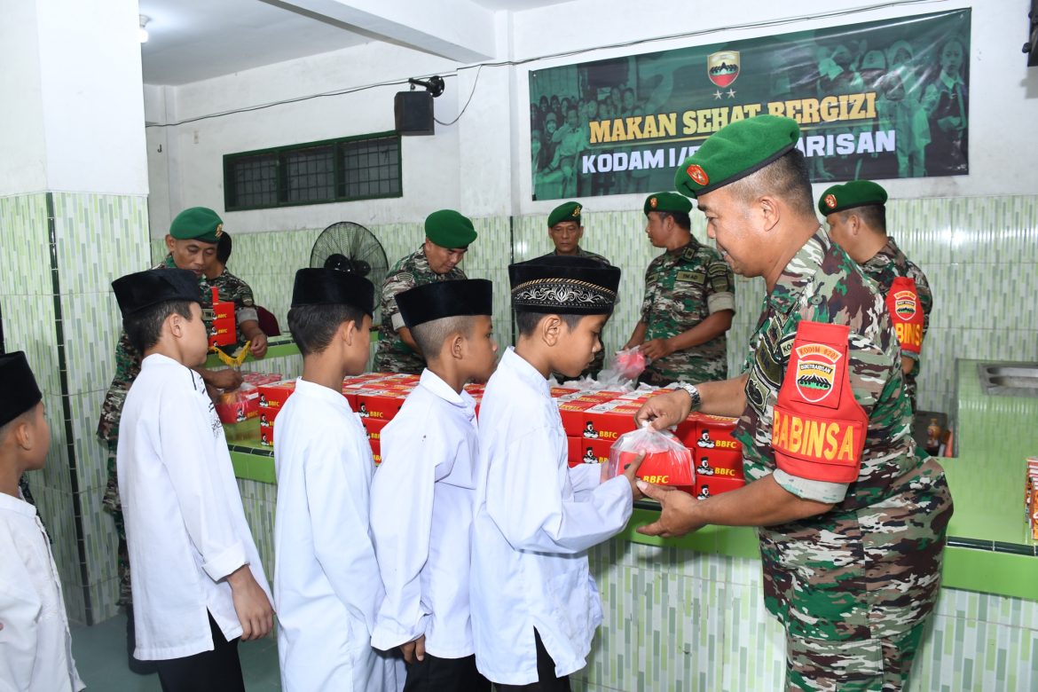 Kodam I/BB Distribusikan Serentak Makanan Sehat Bergizi ke Panti Asuhan di Kota Medan