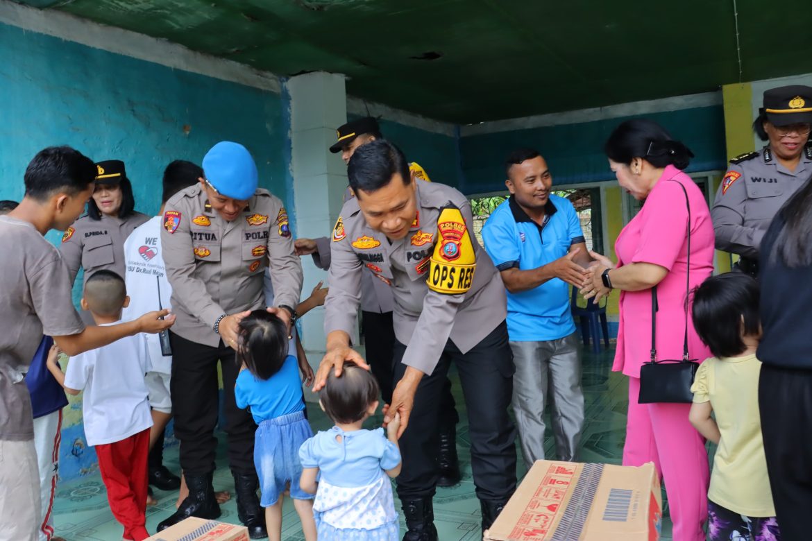 Jelang Nataru, Polres Tebing Tinggi Gelar Bakti Sosial di Panti Asuhan dan Panti Sosial