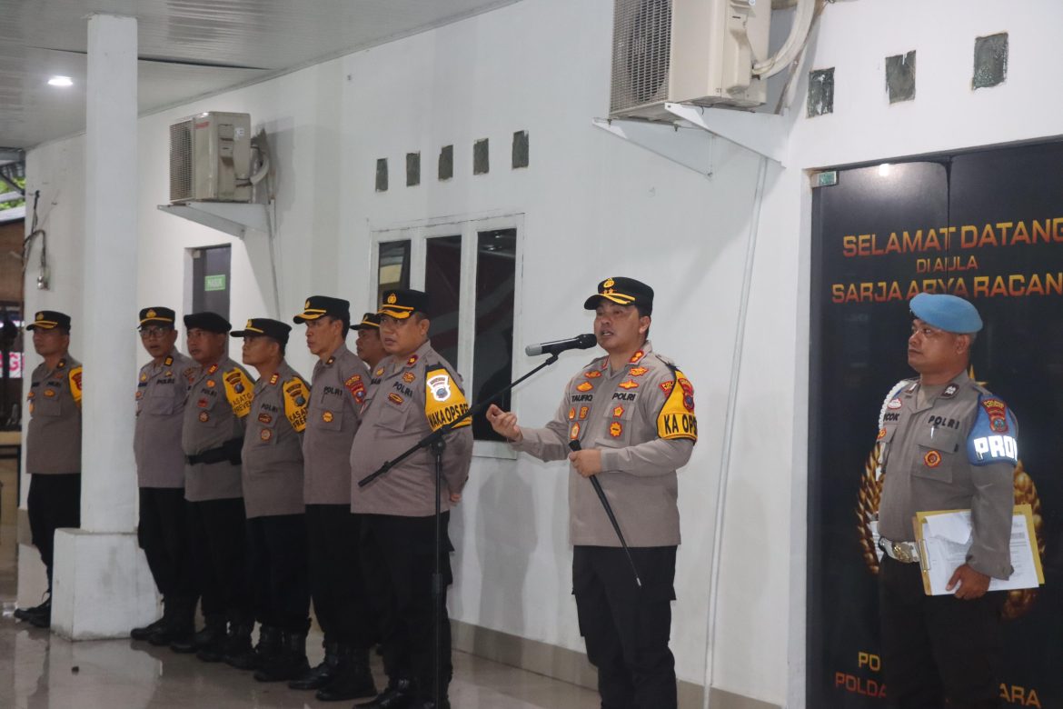 Polres Batu Bara Gelar Apel Pengamanan Natal 2024 dan Tahun Baru 2025