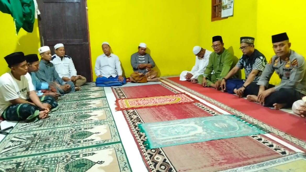 Kapolsek Medang Deras AKP Abdi Tansar, S.H, M.H Gelar Cooling System dan Sholat Subuh Berjamaah