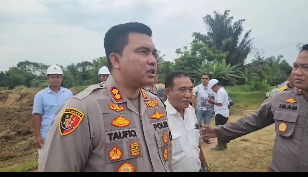 Dukung Program Presiden RI, Kapolres Batu Bara Tinjau Pembukaan Lahan Jagung