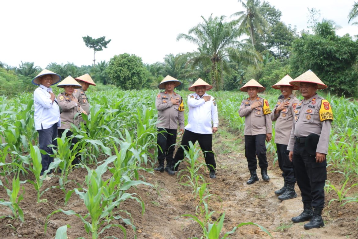 Polres Sergai Sambut Tim Monitoring dan Evaluasi Ketahanan Pangan