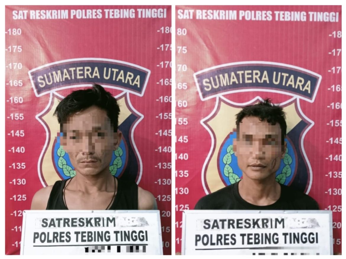 Dua Pelaku Percobaan Pencurian Ditangkap Sat Reskrim Polres Tebing Tinggi