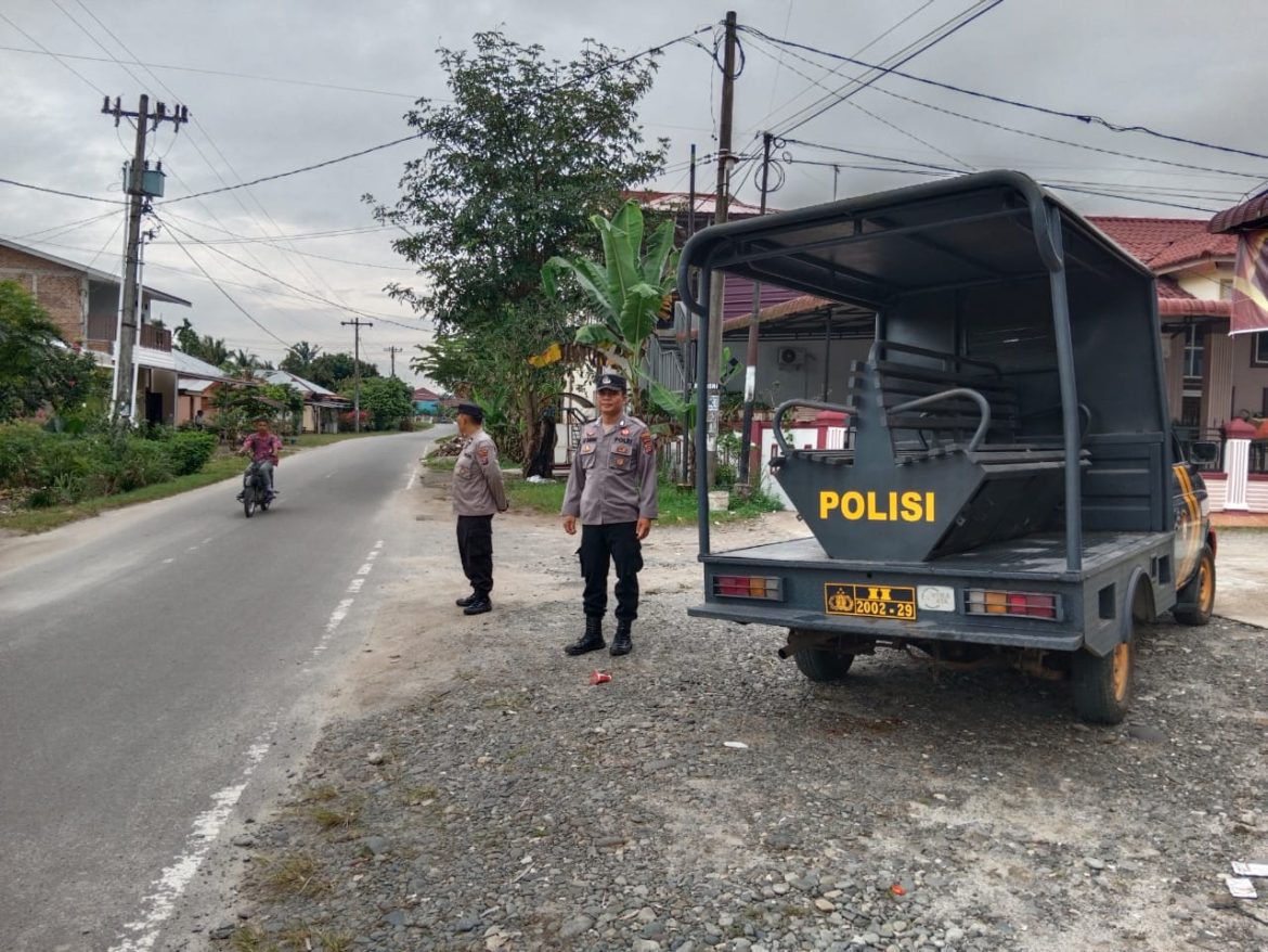 Polsek Padang Hilir Laksanakan Patroli Dialogis Cegah Kejahatan Jalanan