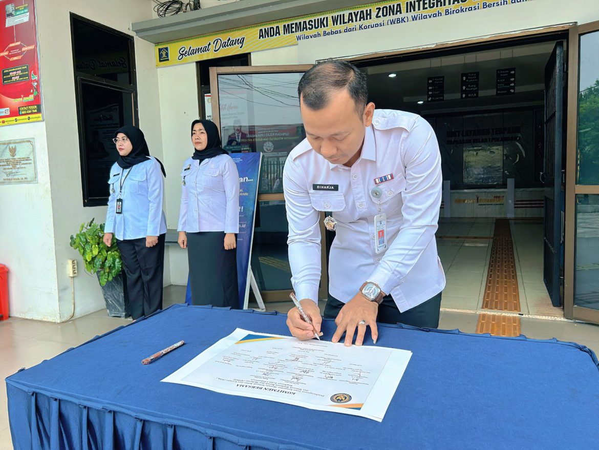 RUPBASAN KELAS I PEKANBARU GELAR PENANDATANGANAN KOMITMEN BERSAMA PEMBANGUNAN ZI DAN PAKTA INTEGRITAS 2025