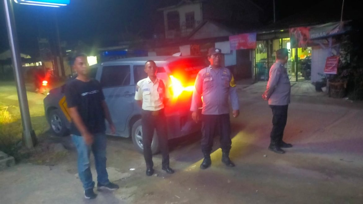 Polsek Medang Deras Patroli Mobile Disejumlah Lokasi