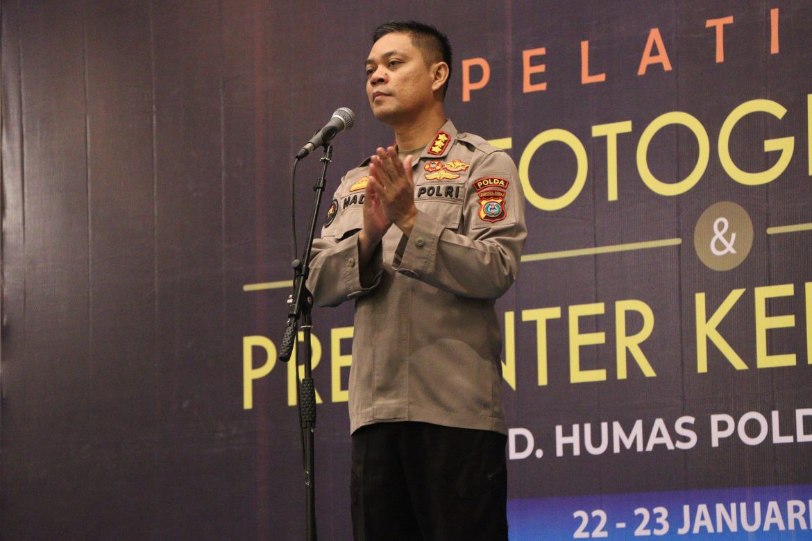 Humas Polres Sergai Ikuti Pelatihan Presenter dan Peliputan Kehumasan