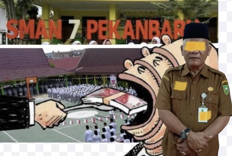 Kepsek SMAN 7 Pekanbaru Diduga Melakukan Praktek KKN Melalui Dana BOS TA 2024, Segera Audit