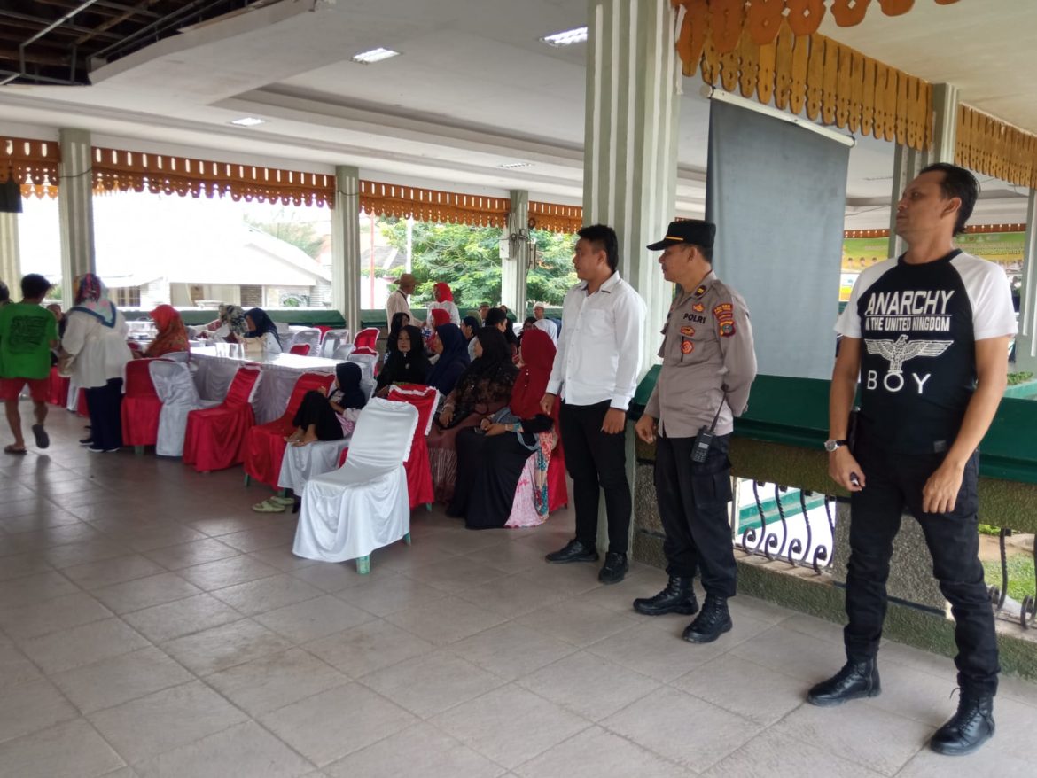 Polres Tebing Tinggi Pengamanan Gerakan Amal Bakti Rumah Sedekah Alamanda