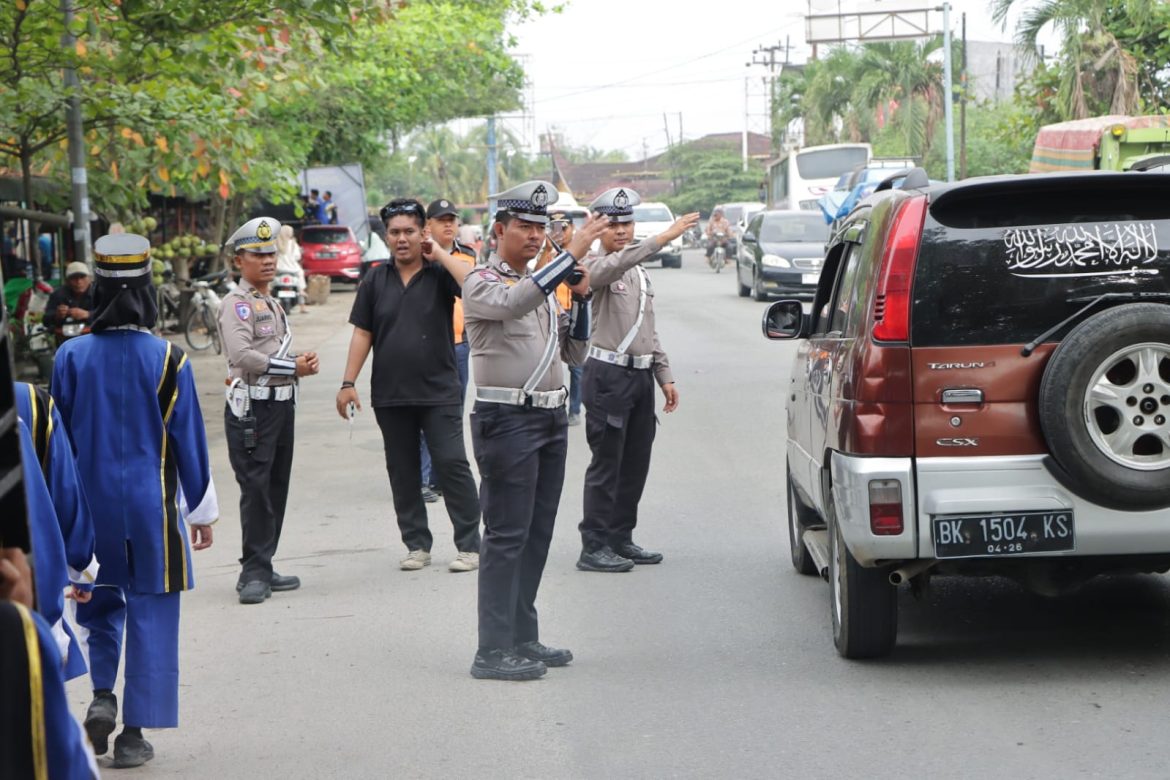 Polres Sergai Pastikan Keamanan Hari Terakhir Sergai Open Marching Band 2025