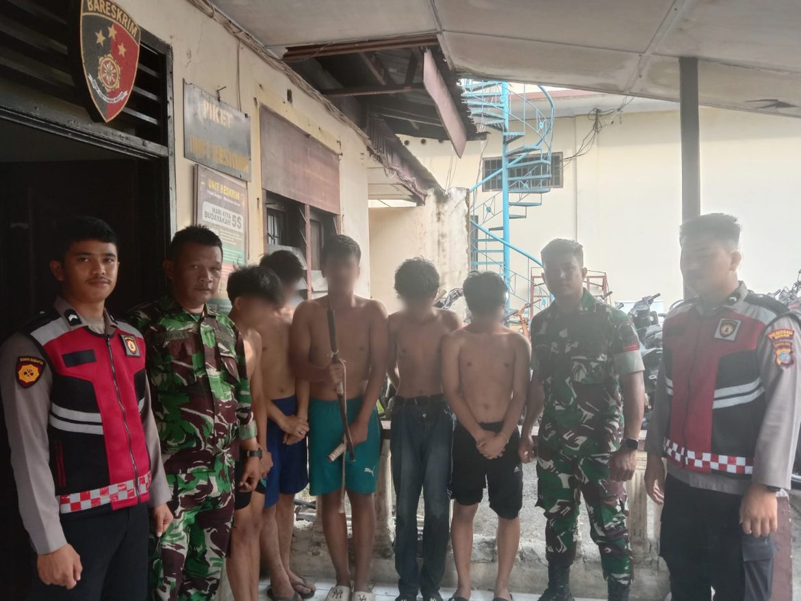 Kodam l/Bukit Barisan Kembali Gagalkan Aksi Begal di Medan, Lima Pelaku Diamankan