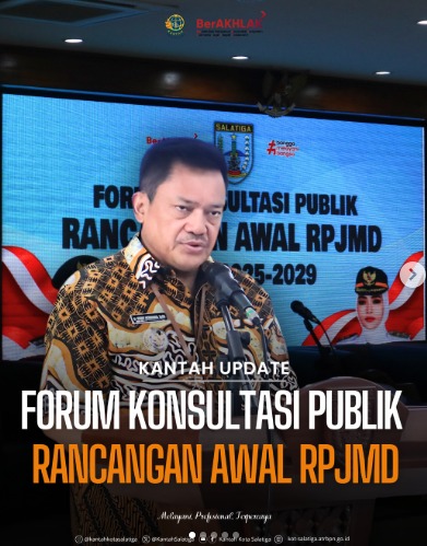 Forum Konsultasi Publik Rancangan Awal RPJMD Tahun 2025-2029