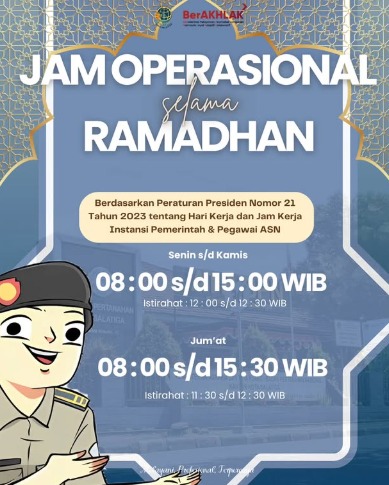 Jam Operasional Ramadhan Kantah Kota Salatiga