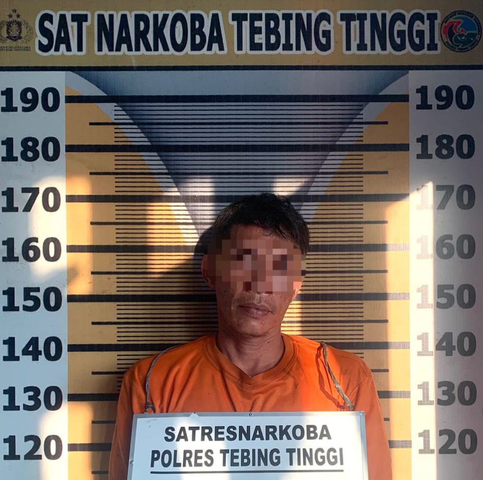 Sat Narkoba Polres Tebing Tinggi Tangkap Pemain Sabu Asal Langkat