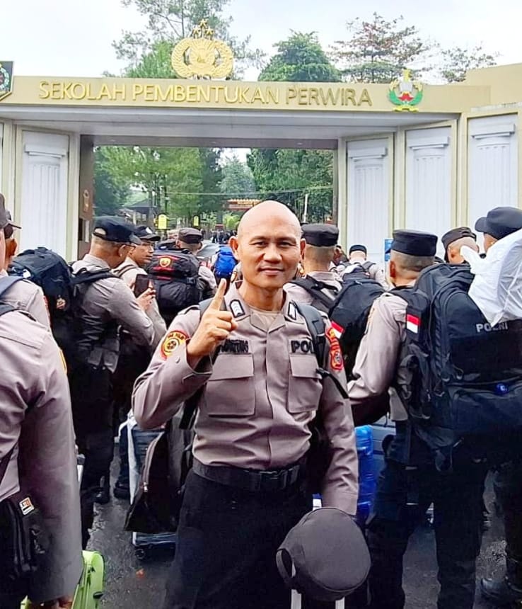 Bripka Tony S. Sipayung, S.H Personil Bag Sumda Polres Sergai Lulus Rangking 1 SIP Angkatan Ke-54