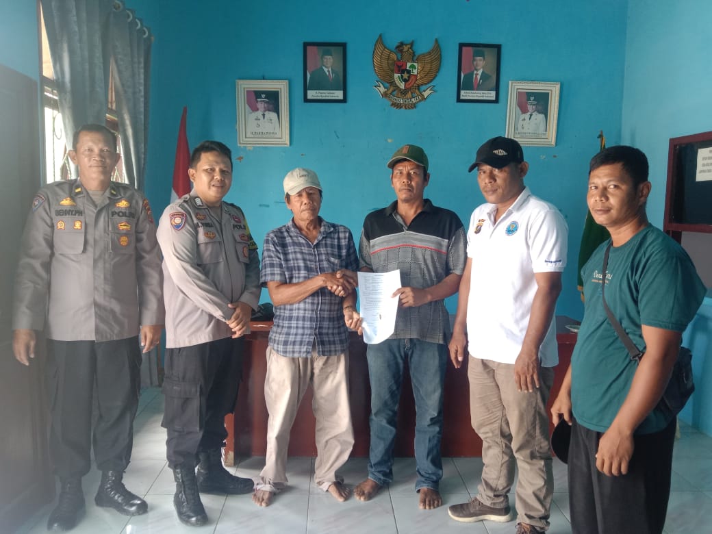 Polsek Tebing Tinggi Mediasi Perselisihan Warga Desa Mariah Padang
