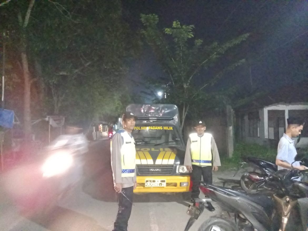 Patroli Asmara Subuh Polsek Padang Hilir Cegah Geng Motor dan Balap Liar