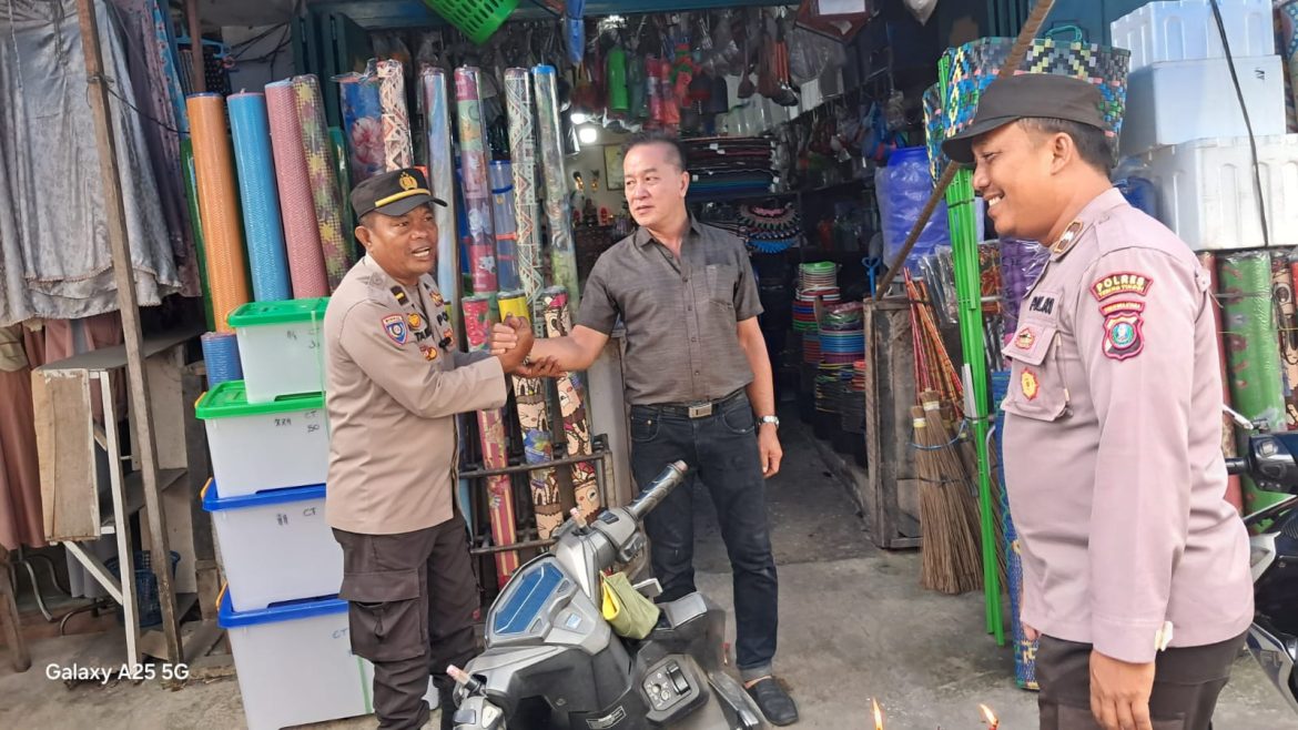 Polres Tebing Tinggi Himbau Kamtibmas kepada Pedagang Jelang Idul Fitri 1446 H