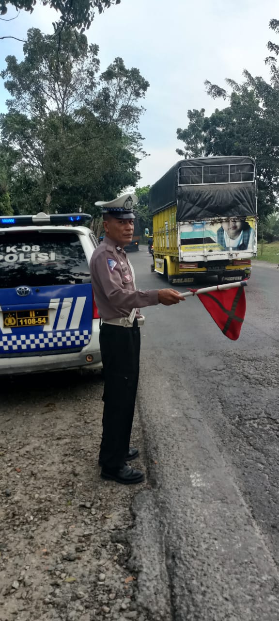 Patroli Sat Lantas Polres Batu Bara Pastikan Kelancaran Arus Lalulintas