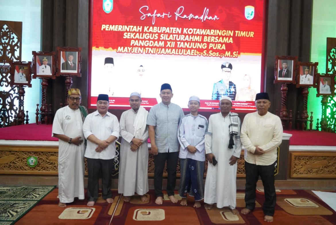 Pangdam XII/Tpr Jadikan Safari Ramadhan Sebagai Wahana Silahturahmi