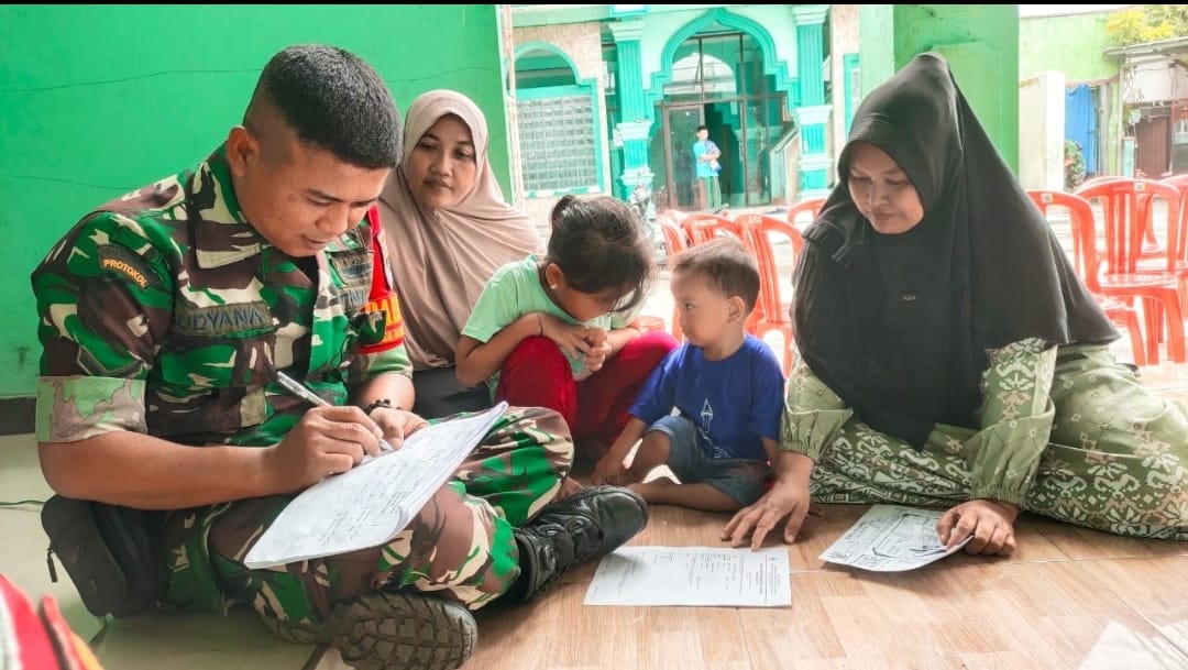 TNI Dan Masyarakat Bersatu Untuk Anak-Anak Panti Asuhan