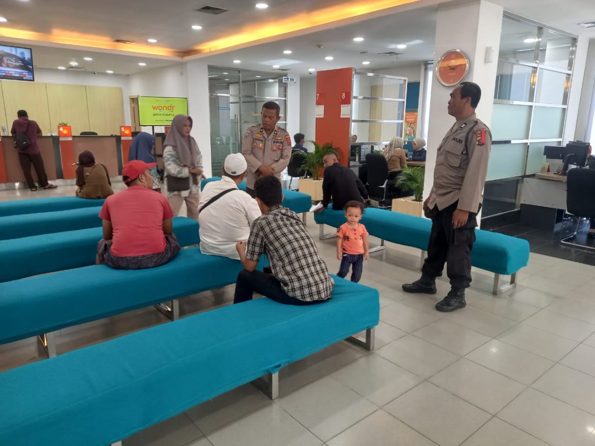 Jelang Idul Fitri, Sat Binmas Polres Tebing Tinggi Tingkatkan Pengawasan di Perbankan
