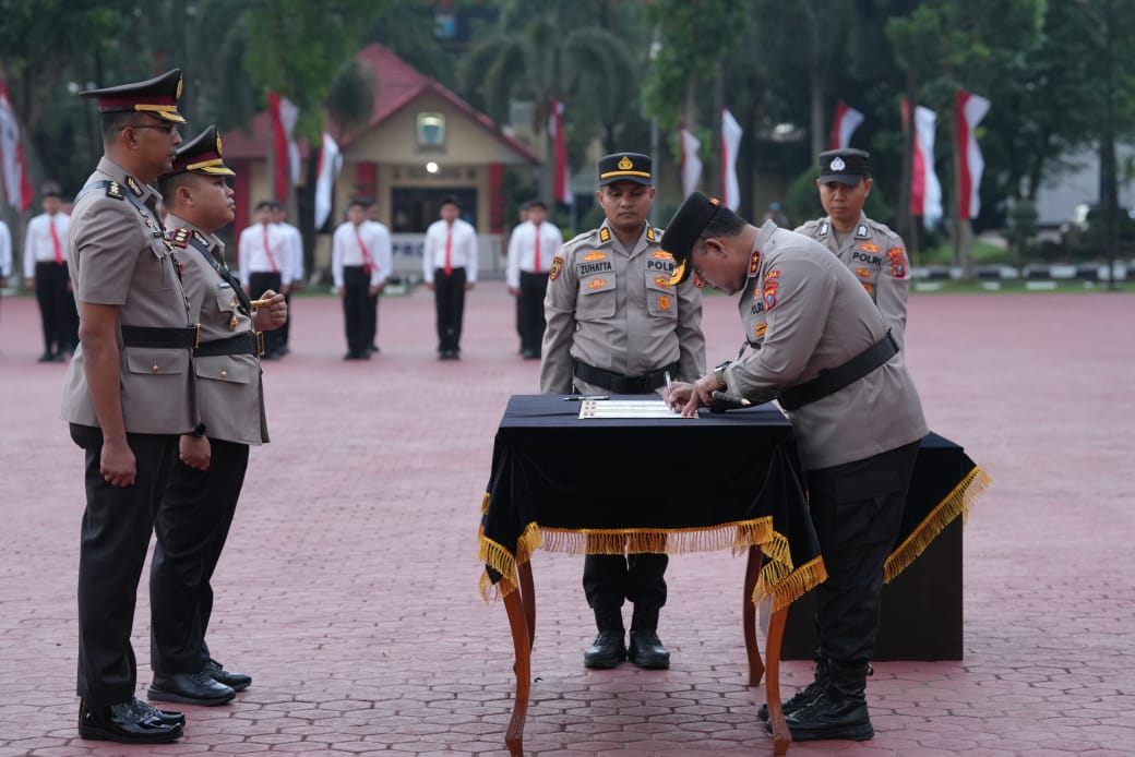 Kapolda Sumut Gelar Sertijab Pejabat Utama dan Kapolres: AKBP Choky Sentosa Meliala Jabat Kapolres Labuhan Batu 